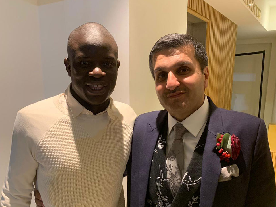 Frank meets N’Golo Kante