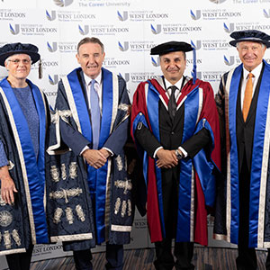 Frank Khalid Awarded Honorary Doctor of Letters (DLitt) by the University of West London