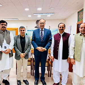 Pakistan's Federal Minister Prof Ahsan Iqbal Praises Frank Khalid's Achievements Following Sitara-i-Imtiaz Award
