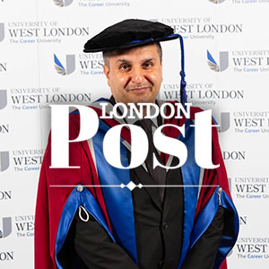 West London Film Studios founder Frank Khalid OBE awarded honorary doctorate by UWL